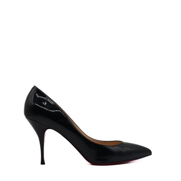 Christian Louboutin Shoes - Christian Louboutin Piou Piou Black Patent Leather Pumps Size 42